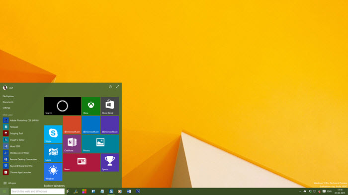 StartMenue_Windows10