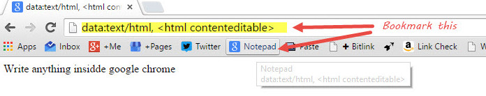 Browser Notepad