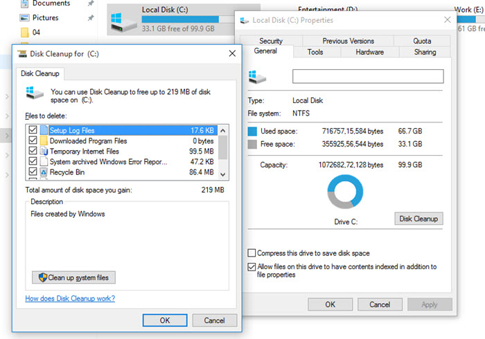 Disk Cleanup