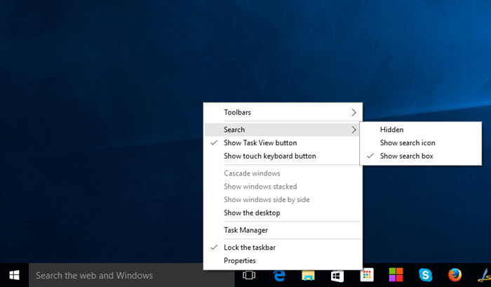 Windows 10 Search Bar