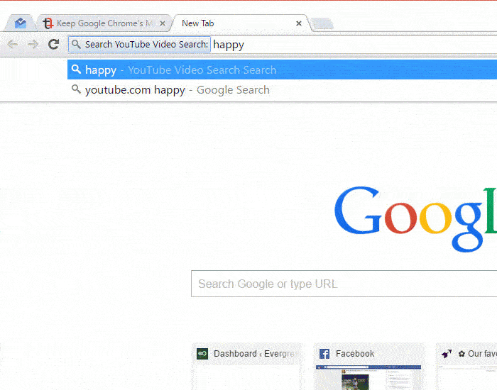 Site Search Chrome