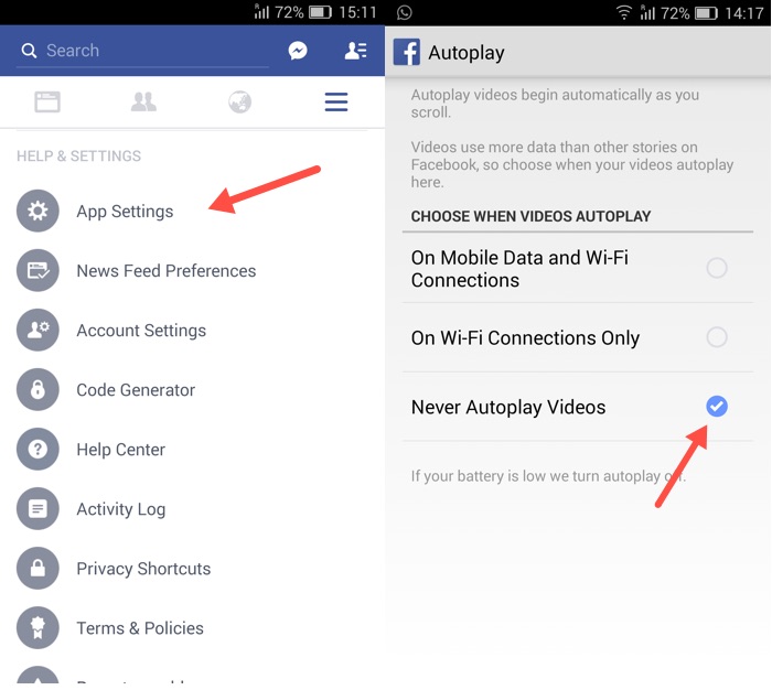 Disable_AutoPlay_FacebookApp