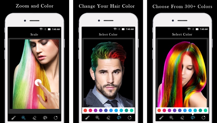 5 Best Change Hair Color Apps to Check Best Suited Style