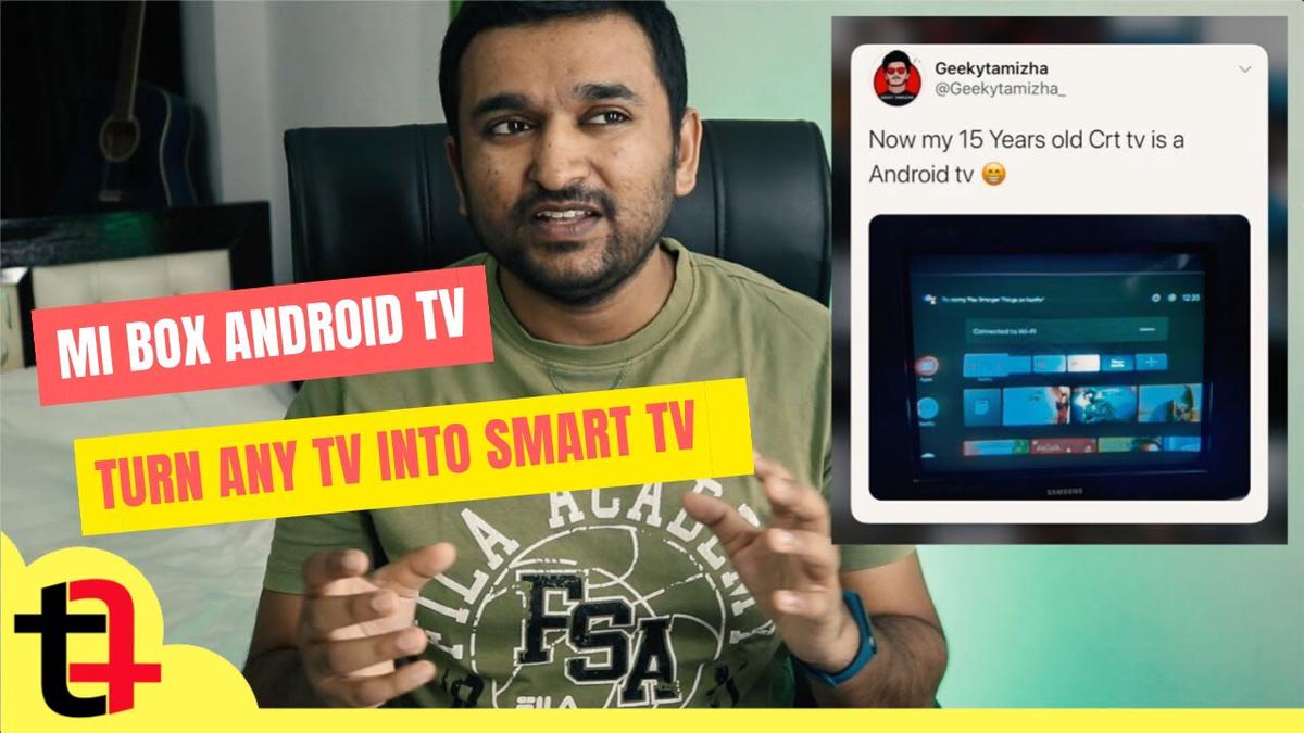 'Video thumbnail for Mi Box Android TV- Turn any TV into A Smart Android TV'
