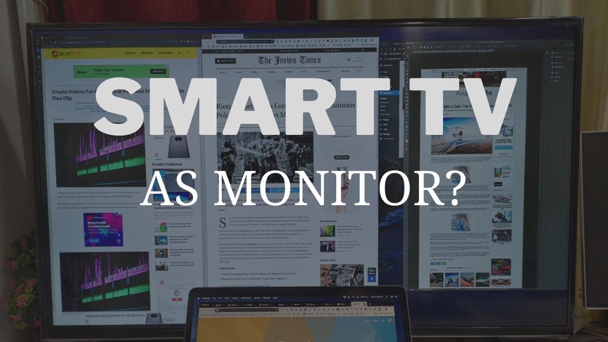 'Video thumbnail for Can You Use A Smart TV as A Monitor? Sharing My Experience'