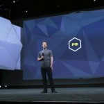 Facebook CEO Mark Zuckerberg stands on stage prior to his keynote address at Facebook’s f8 developers conference in San Francisco