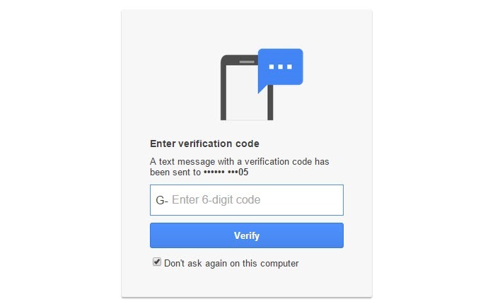 google 2 factor authentication