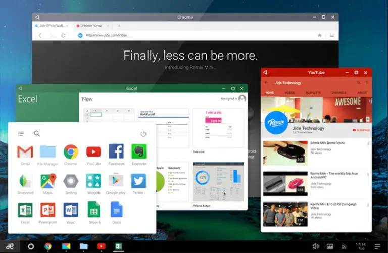 Remix OS Brings Android OS on Desktop PC