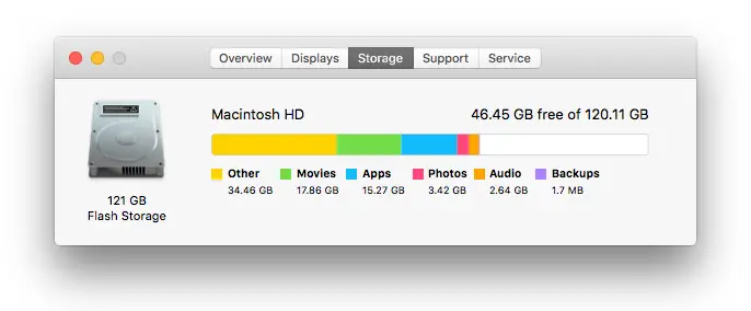 Macbook Storage Space Issues 01