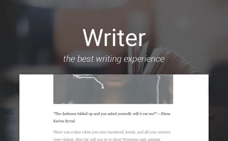 The Writer Chrome App is my new Writing App I am Addicted to