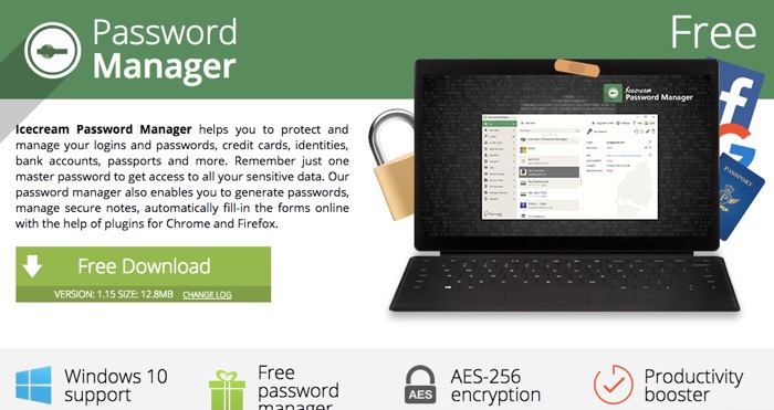 Icecream Password Manager