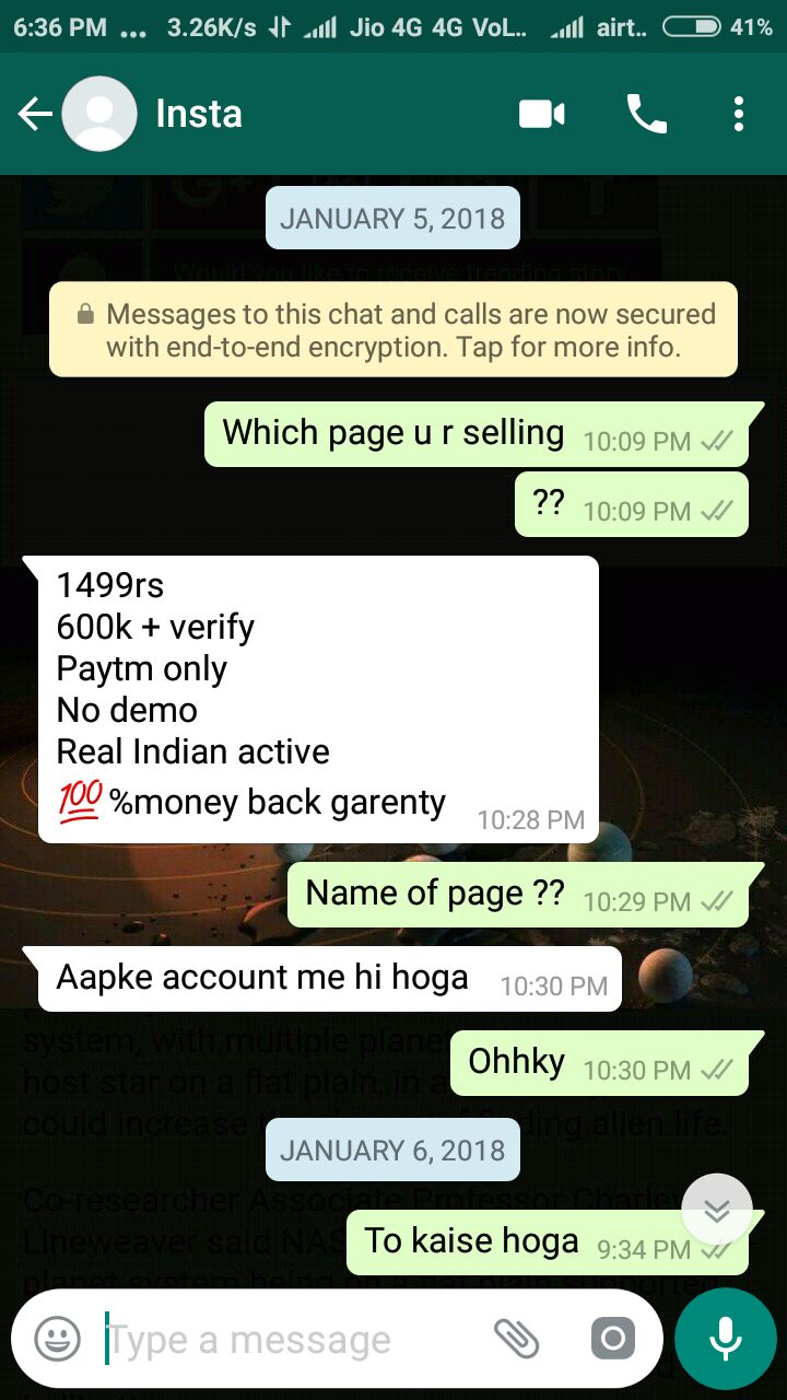 whatsapp scams messages