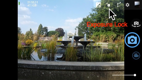 Exposure Lock in Mobile Camera Apps