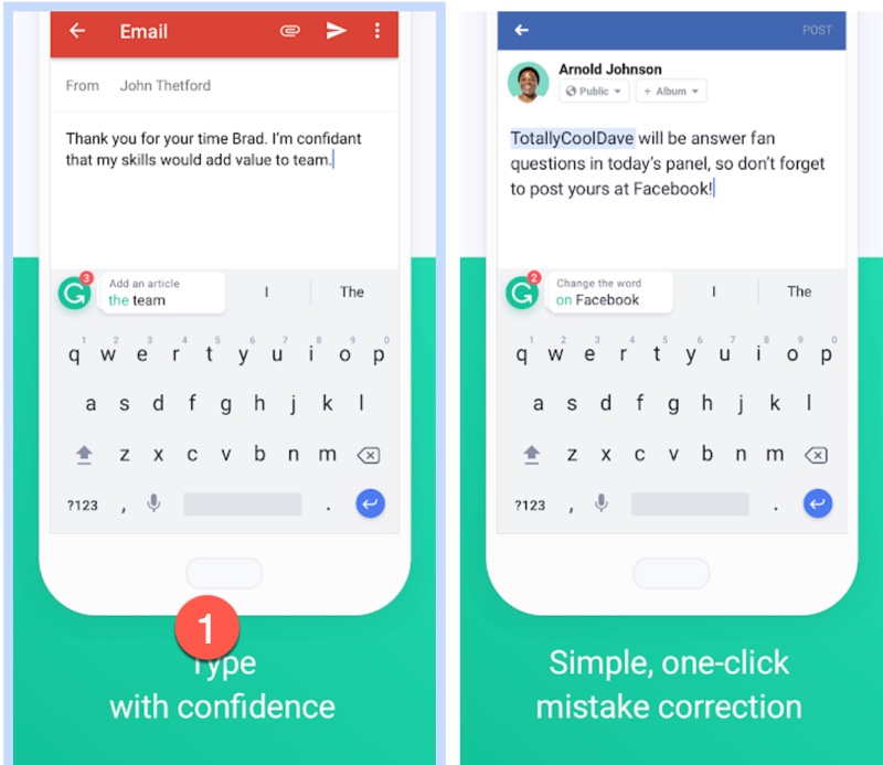 Grammarly Keybaord