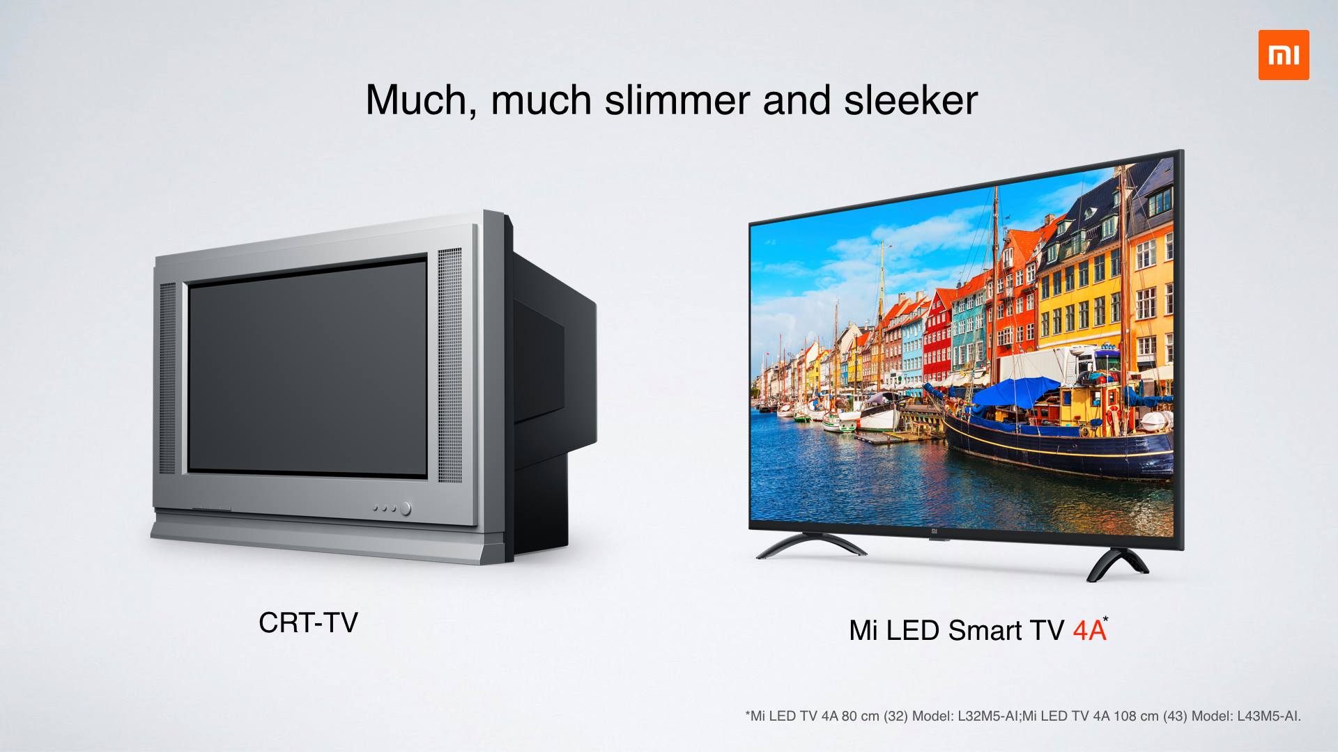 Slim Mi TVs Slimer Smart TVs