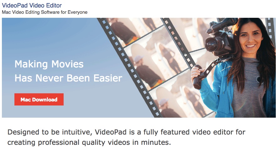 VideoPad Video Editor