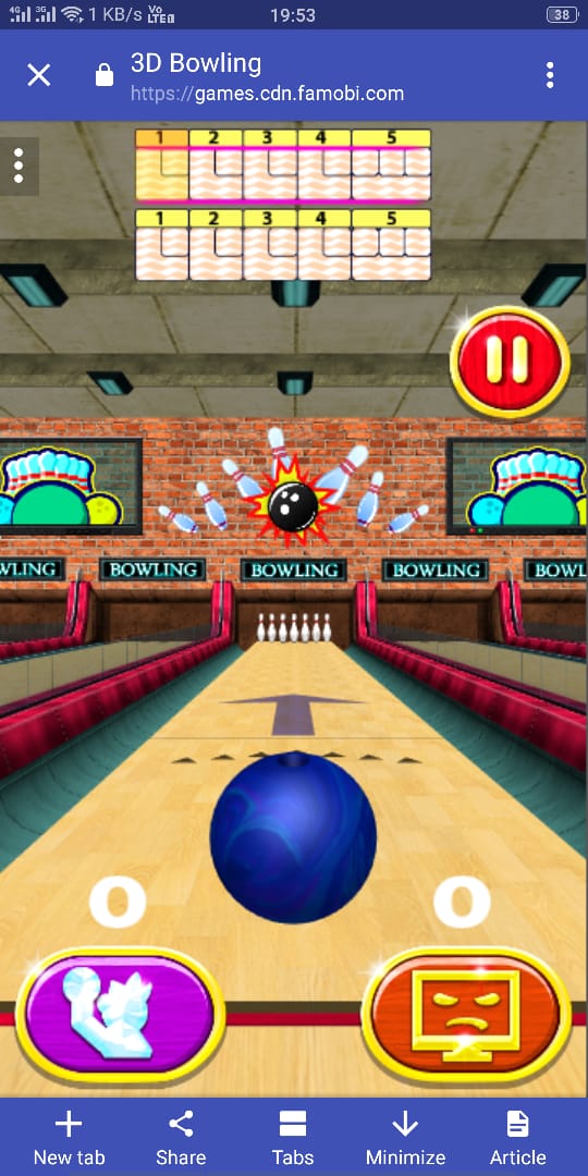 3D Bowling HTML5 Game