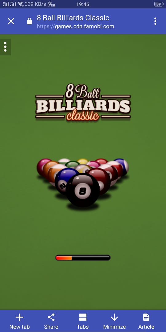 8 Ball Billiards HTML5 Games