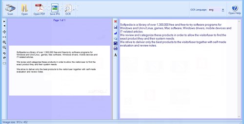 FreeOCR Software Pic