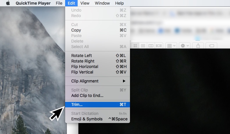 Trip Video Clips in mac