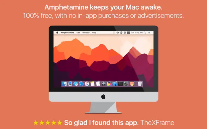 Mac Utility app amphetamine