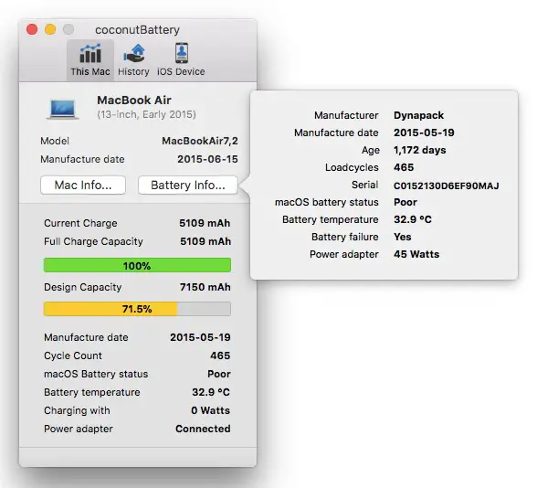 Battery Healthy Utility App for MacBook