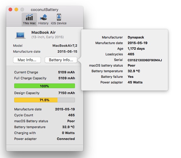 Battery Healthy Utility App for MacBook