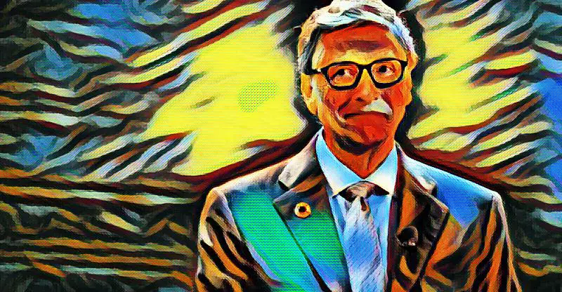 Bill Gates with Prisma Effect