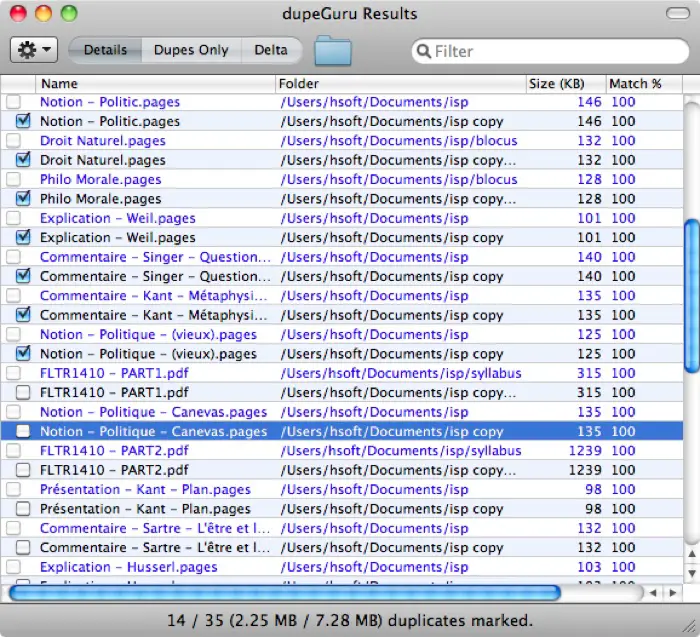 DupeGuru Delete Duplicate Files on Mac
