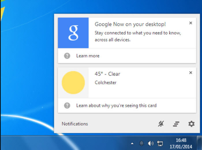 Google Chrome Notifications