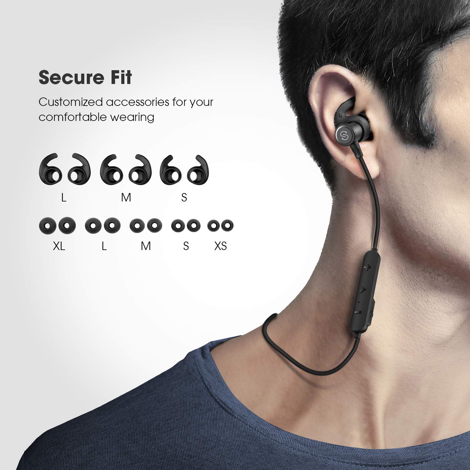 SoundPEATS Magnetic Wireless Earbuds Bluetooth Headphones