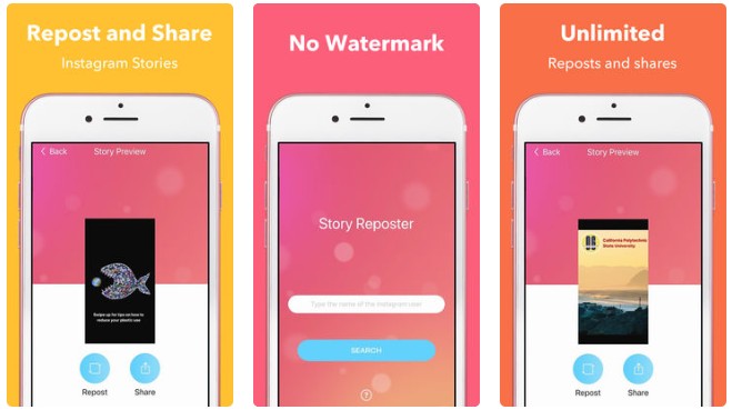Story Reposter iOS App