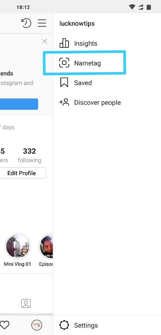 reate Nametags in Instagram App01