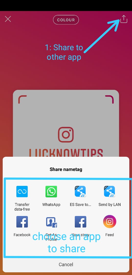 reate Nametags in Instagram App05