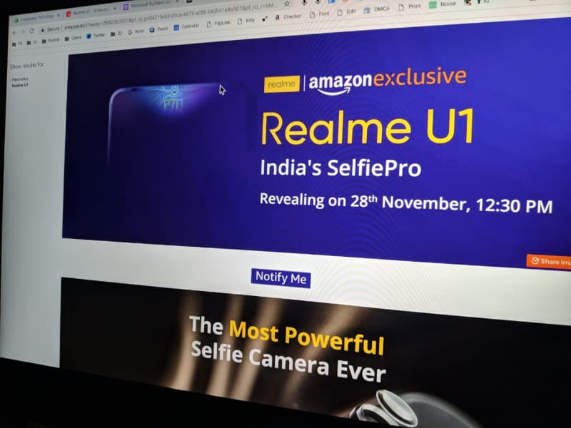 Realme U1 features image