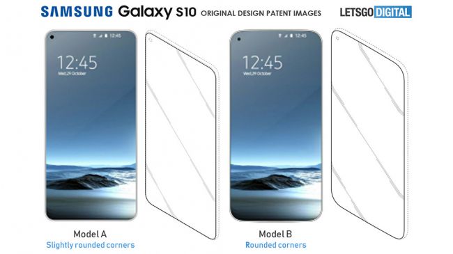 Samsung Galaxy S10 concept designs