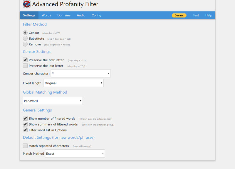 Advanced Profanity Filter Techtippr