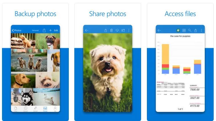 OneDrive App for iPhone
