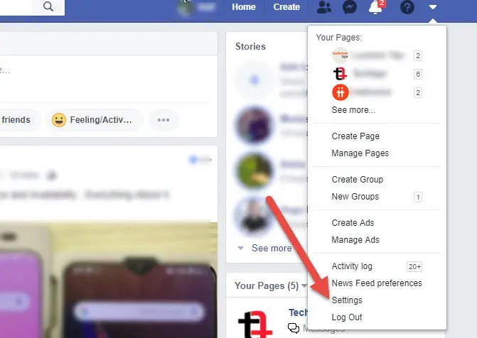 Turn off facebook live notifications