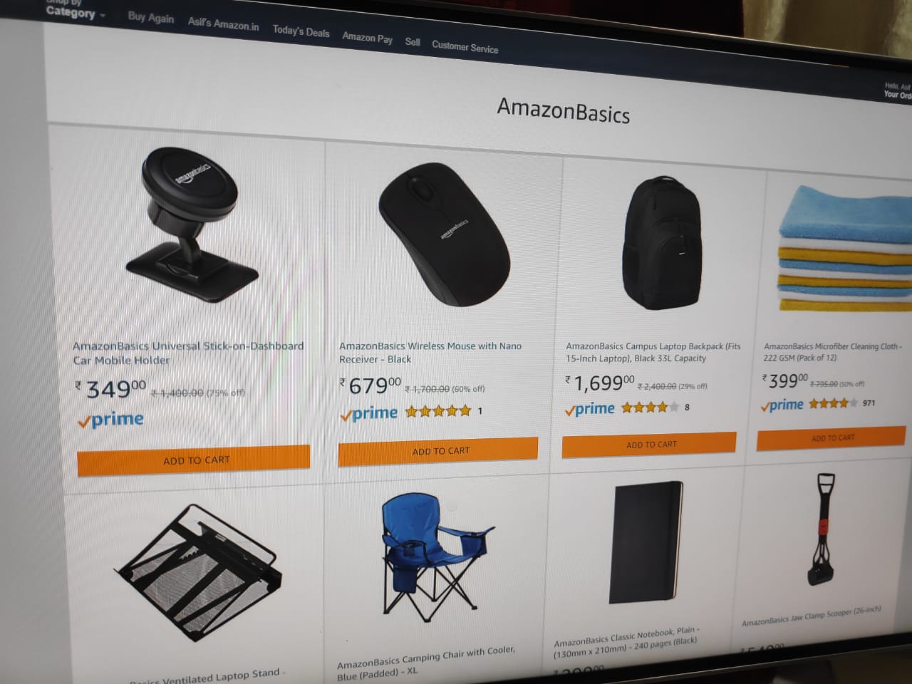 Amazon Basics Products in India