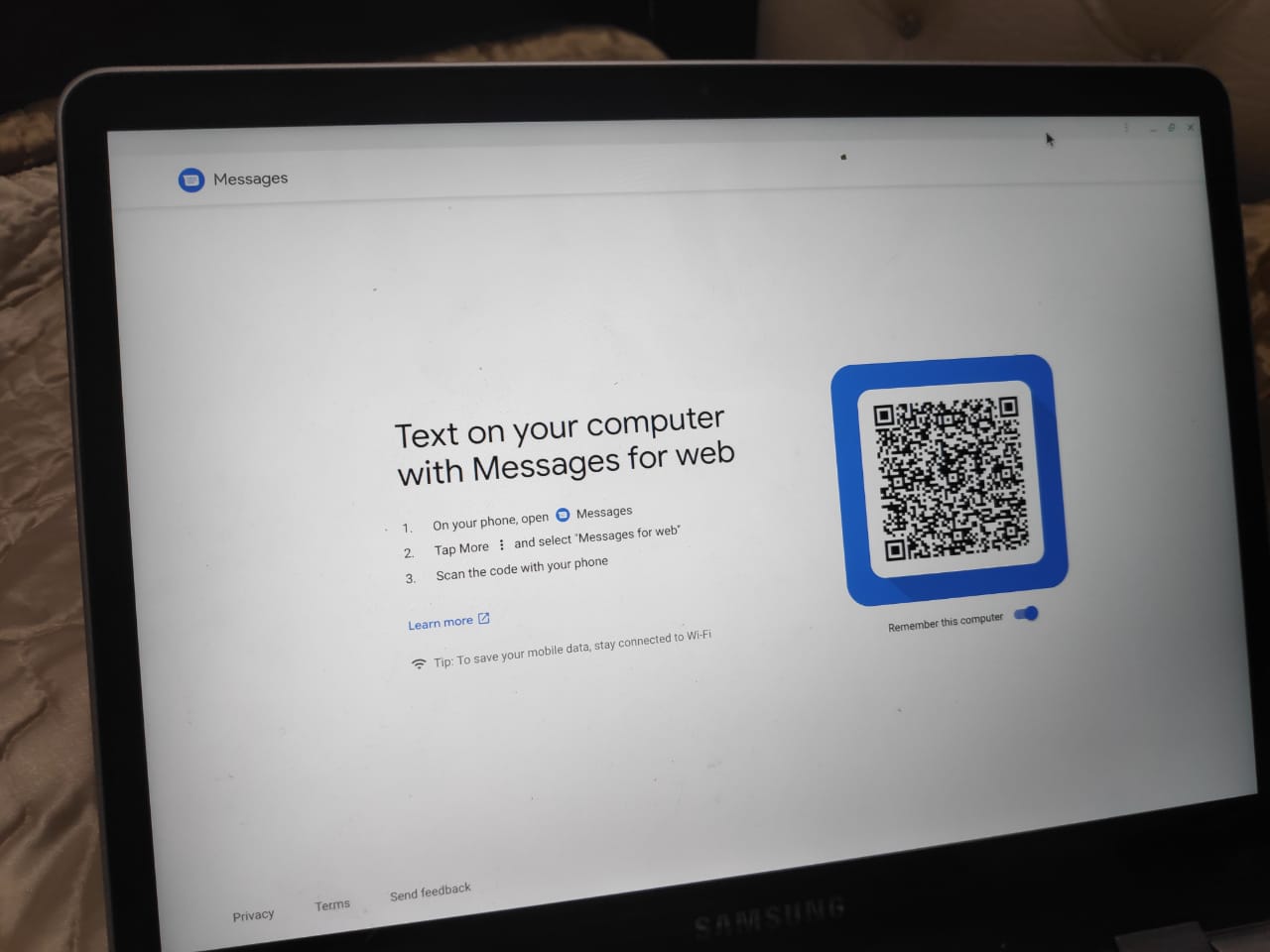 Android Messages for PC