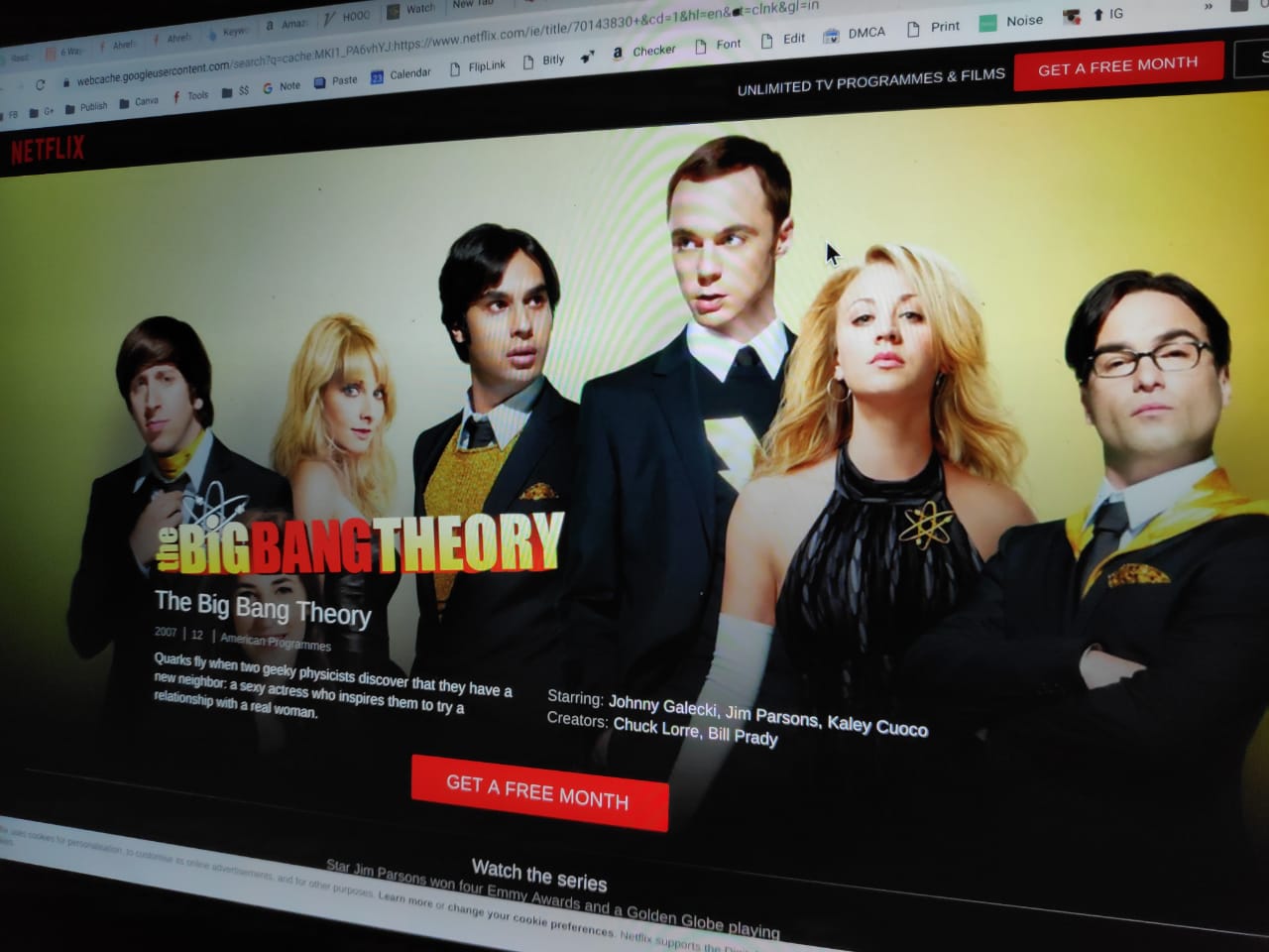 big bang theory leaving netflix