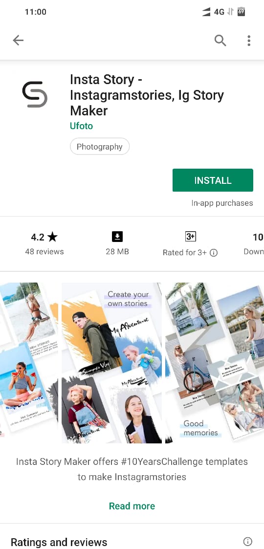 Insta Story Story Maker App