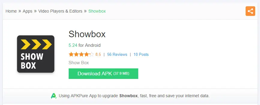 Showbox Download for Android