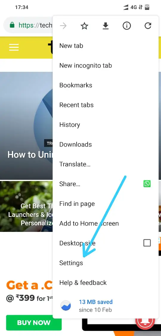 Clear Browser Cache in Chrome for Android1