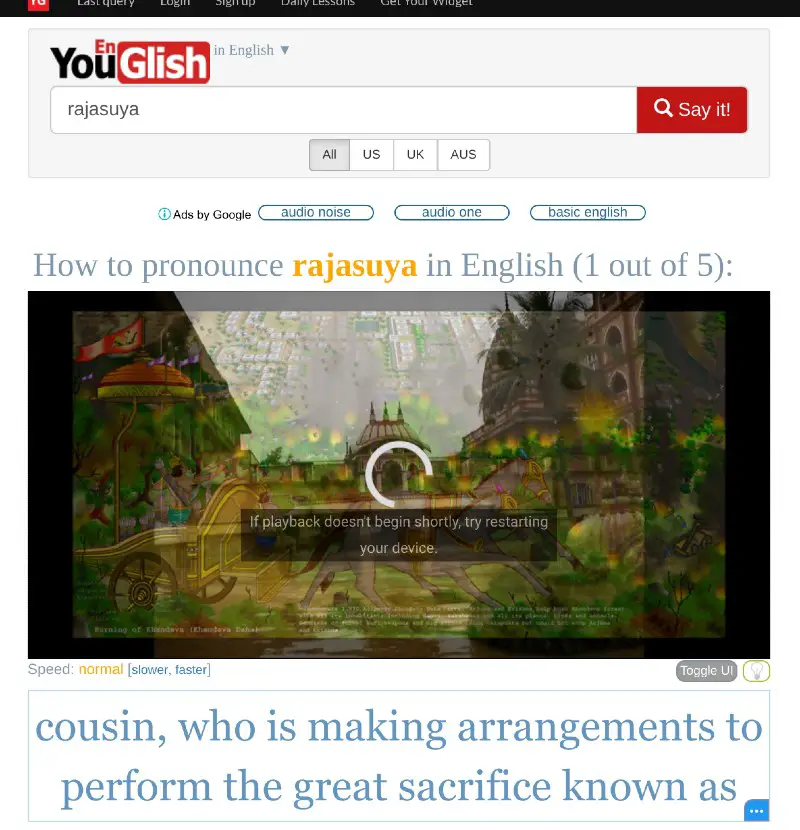 Pronounce Names with Youglish