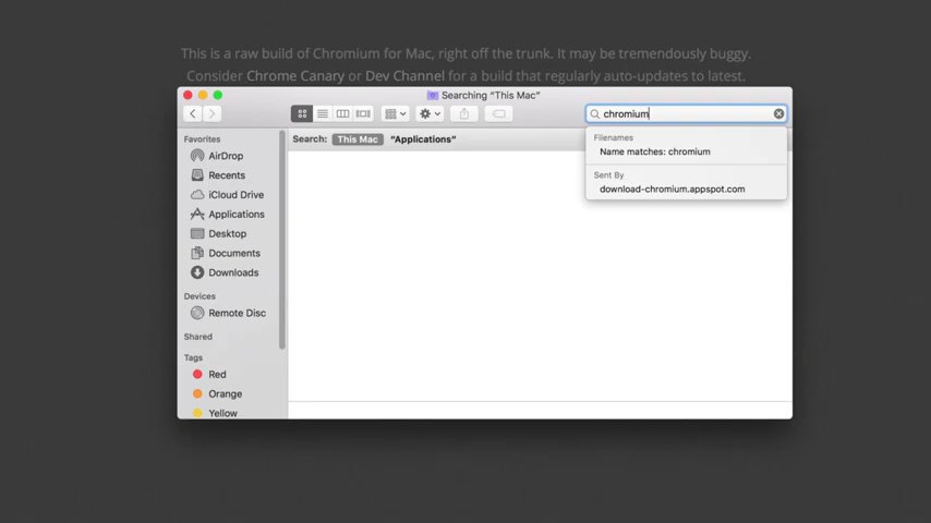 remove chromium from mac