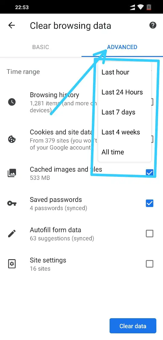 Delete Chrome History in Android