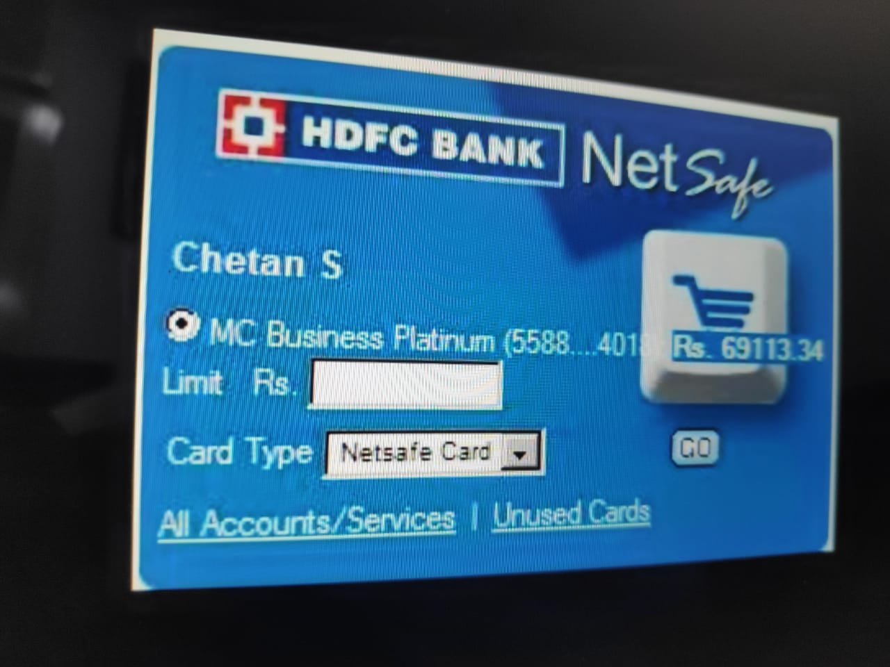 FC Netsafe Virtual Credit Card