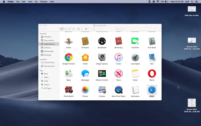 Light Mode in Mac OS